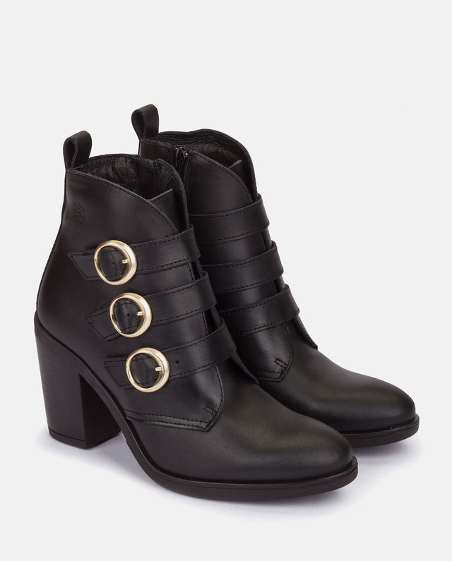 Yokono Botín De Tacón Tours 005 Negro