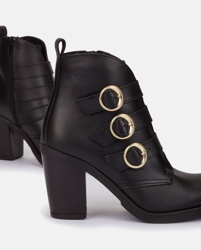 Yokono Botín De Tacón Tours 005 Negro