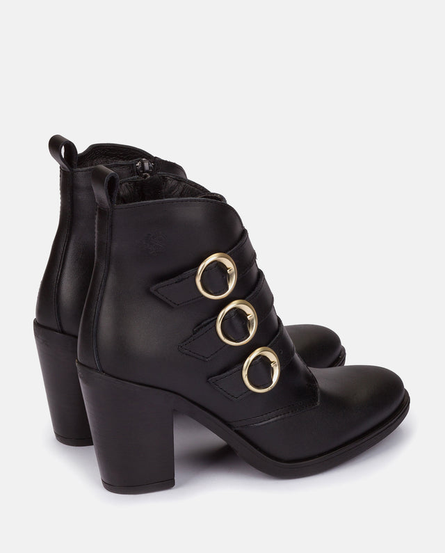 Yokono Botín De Tacón Tours 005 Negro