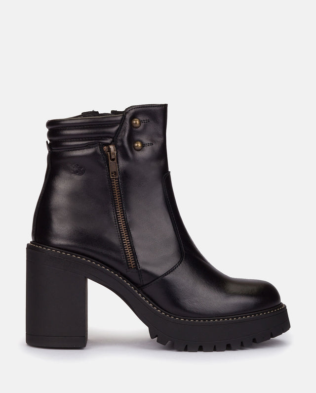 yokono Botín de tacón TUNA-002 NEGRO