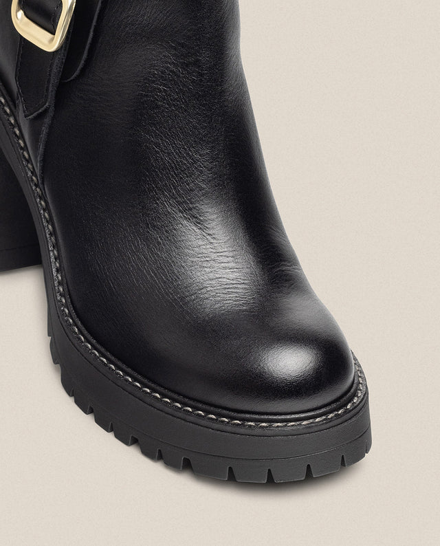 Yokono Botín De Tacón TUNA-005 Negro