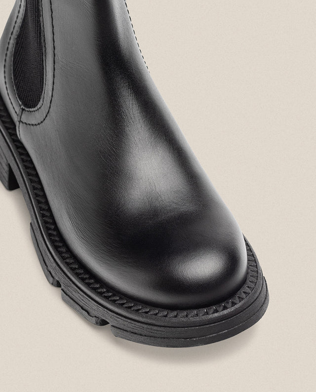 Yokono Botín Plano ELZE-001 Negro