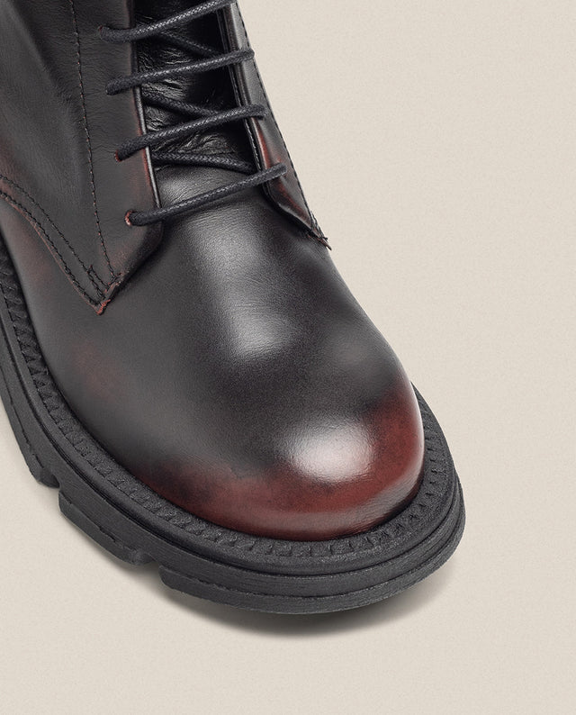 Yokono Botín Plano ELZE-003 Burdeos