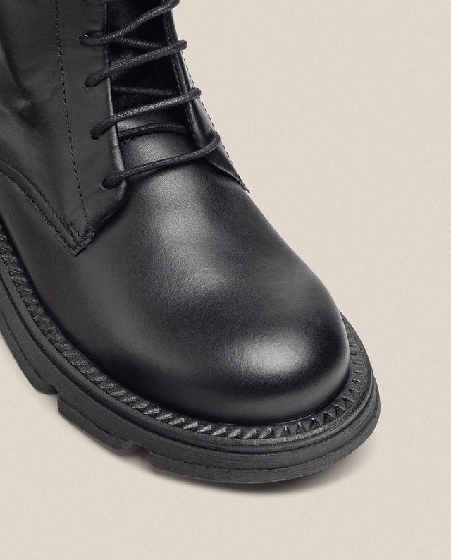 Yokono Botín Plano ELZE-003 Negro