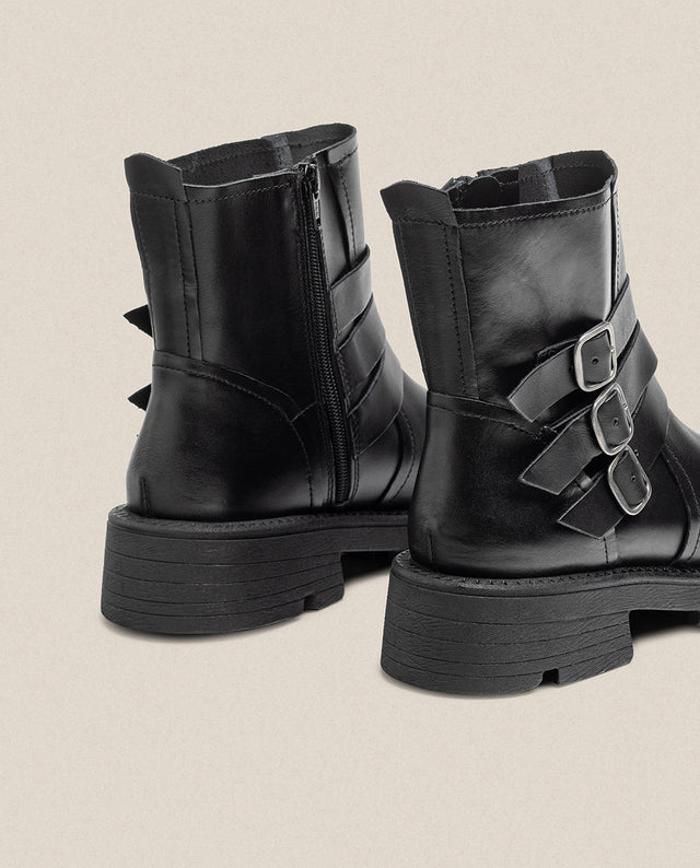 Yokono Botín Plano ELZE-004 Negro