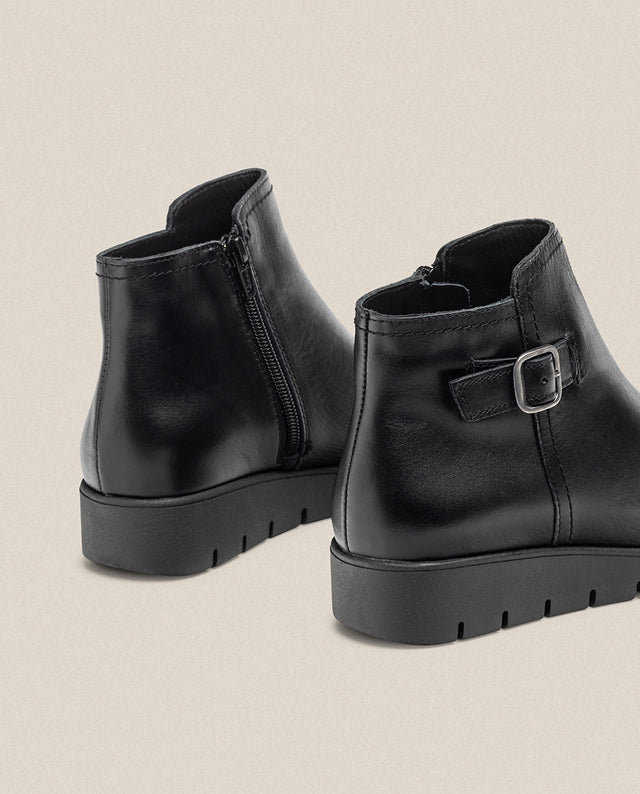 Yokono Botín Plano MANILA-002 Negro