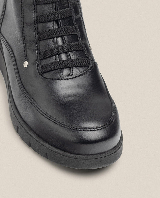 Yokono Botín Plano MANILA-003 Negro