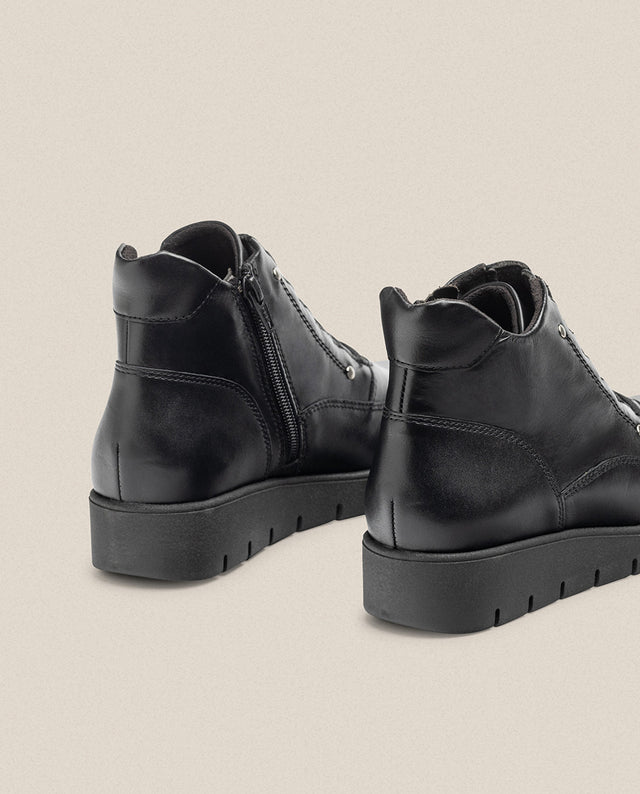 Yokono Botín Plano MANILA-003 Negro