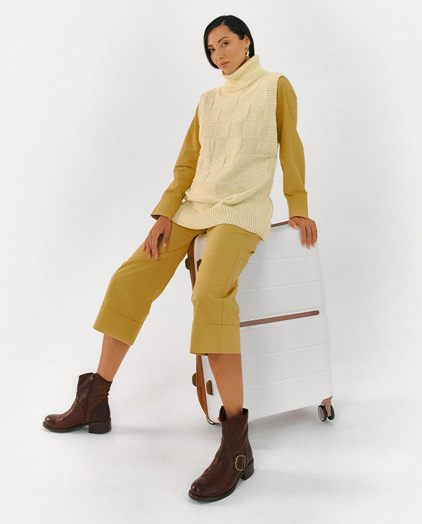 Yokono Botín Plano MONS-001 MARRON