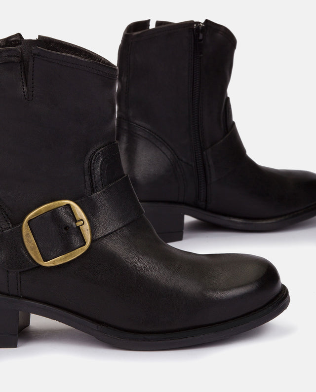 Yokono Botín Plano MONS-001 NEGRO