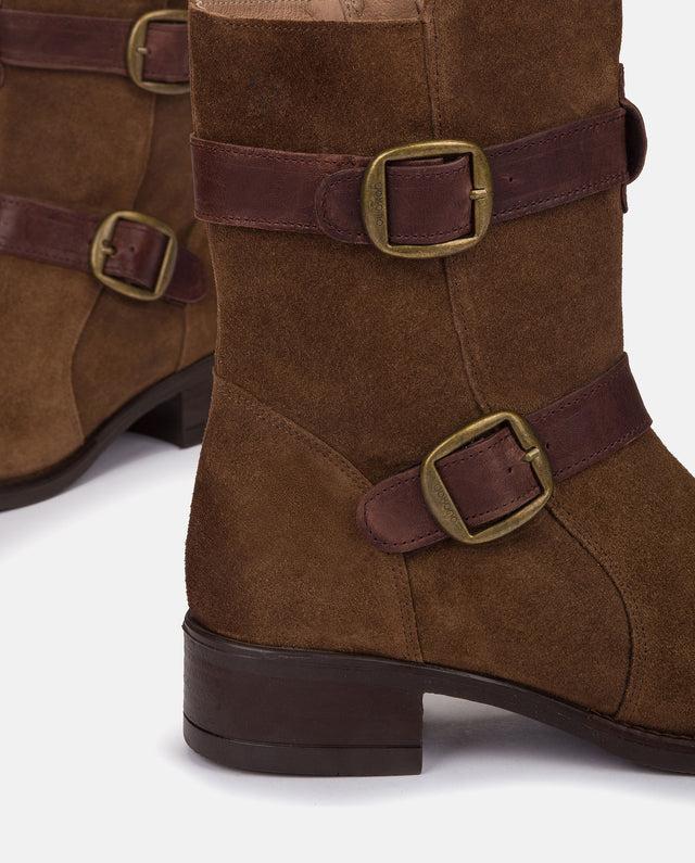 Yokono Botín Plano MONS-003 MARRON