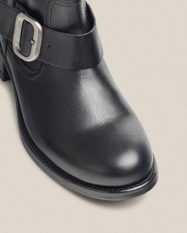 Yokono Botín Plano MONS-006 Negro