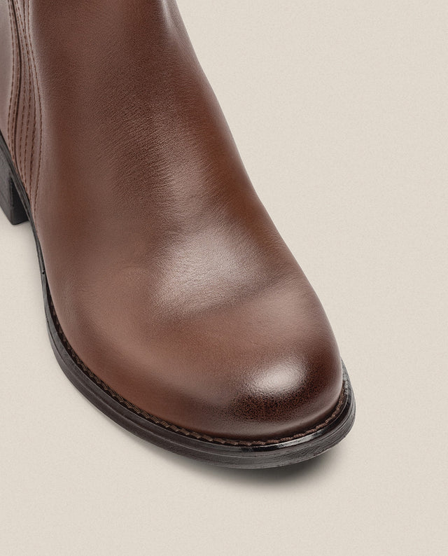 Yokono Botín Plano MONS-007 Marrón