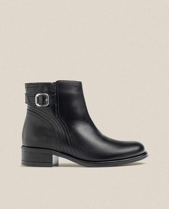 Yokono Botín Plano MONS-007 Negro