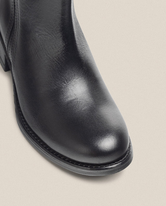 Yokono Botín Plano MONS-007 Negro