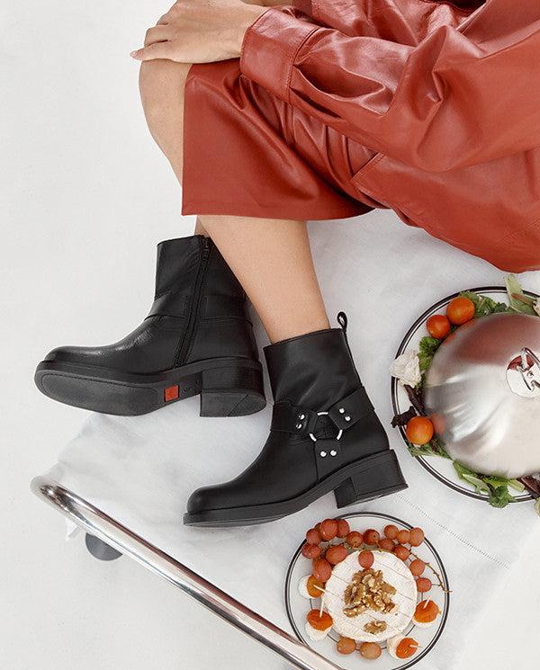 yokono Botín plano SPA-005 NEGRO