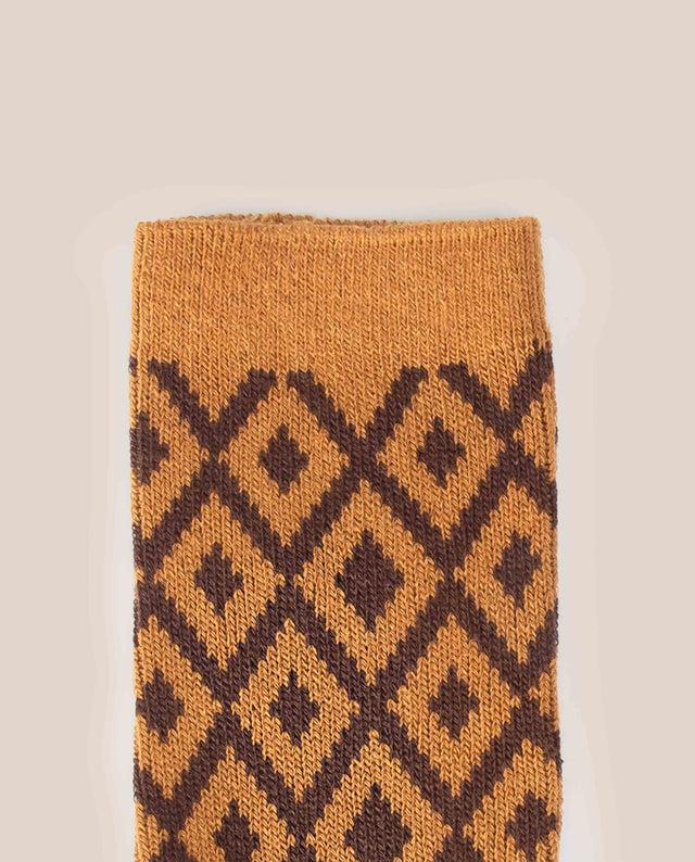 Yokono Calcetín Diamante Camel