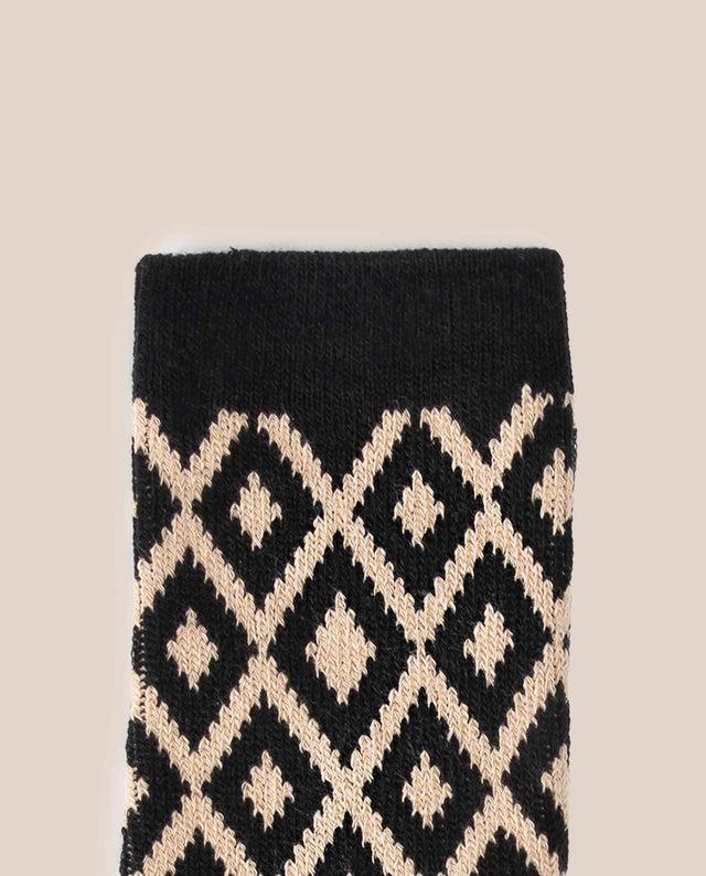 Yokono Calcetín Diamante Negro