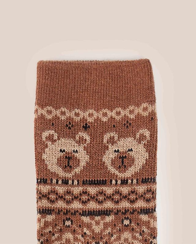 Yokono Calcetín Oso Camel