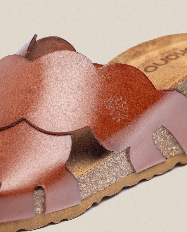 Yokono Sandalia Cuña Cadiz 300 Marrón