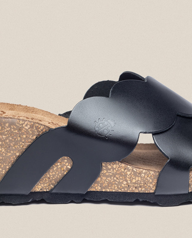 Yokono Sandalia Cuña Cadiz 300 Negro