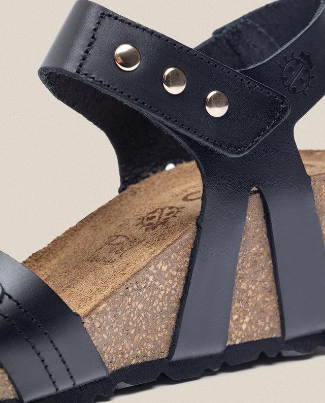 Yokono Sandalia Cuña Cadiz 303 Negro