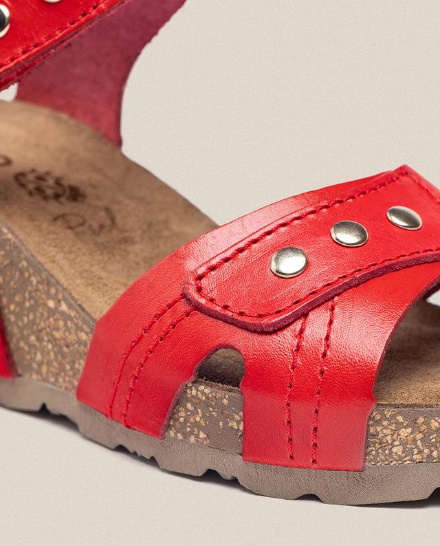 Yokono Sandalia Cuña Cadiz 303 Rojo