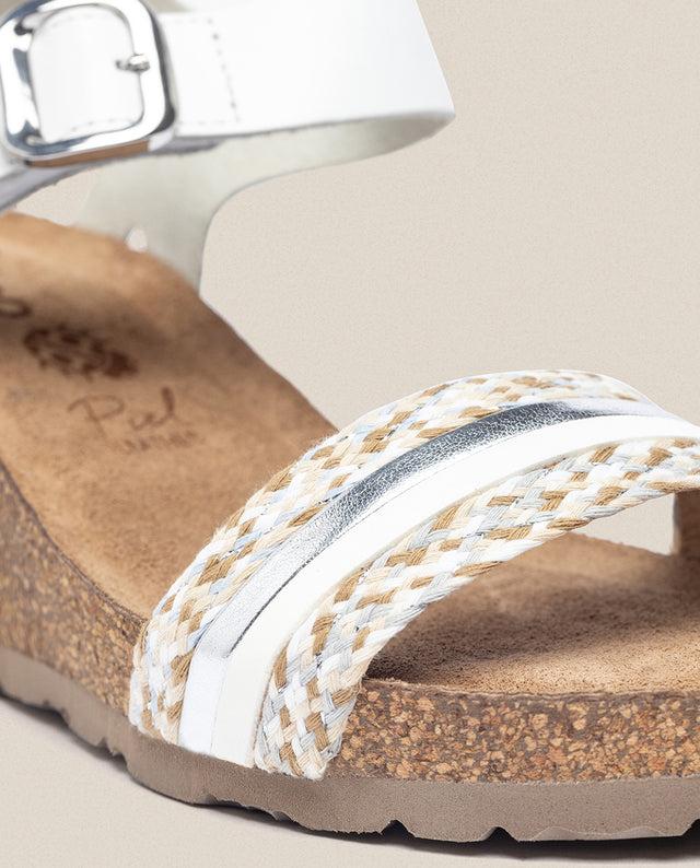 Yokono Sandalia Cuña Cadiz 306 Blanco