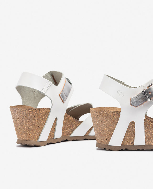 Yokono Sandalia De Cuña CADIZ-254 Blanco