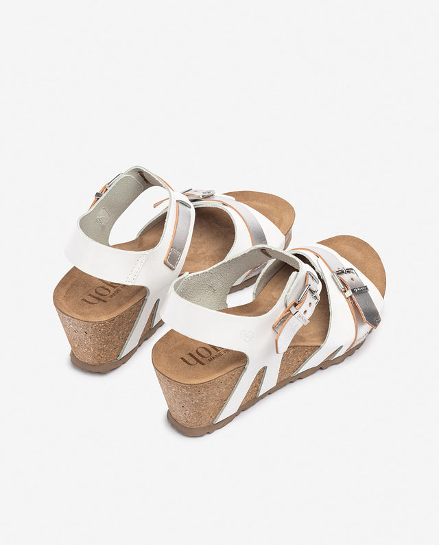 Yokono Sandalia De Cuña CADIZ-254 Blanco