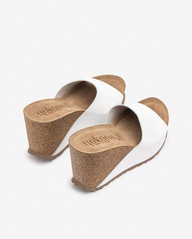 Yokono Sandalia De Cuña CORFU-253 Blanco