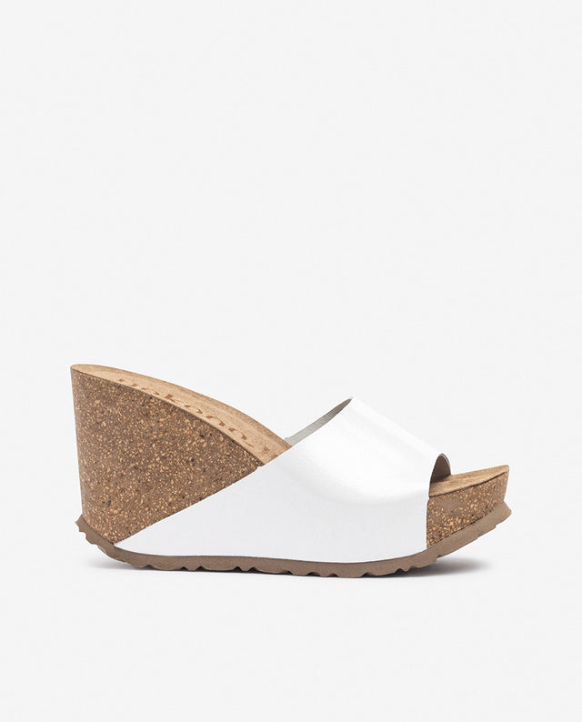 yokono Sandalia de cuña CORFU-253 blanco