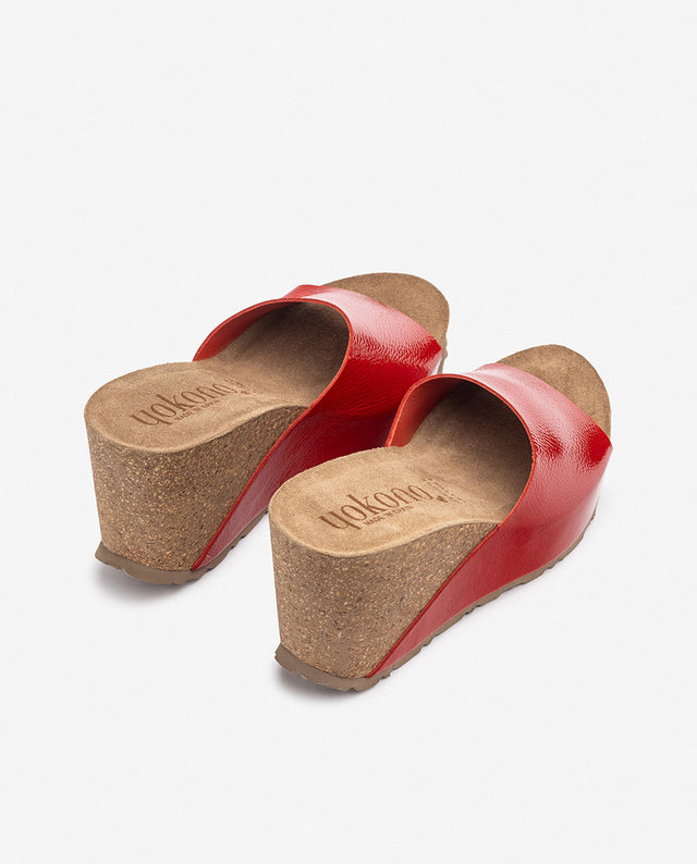 Yokono Sandalia De Cuña CORFU-253 Rojo