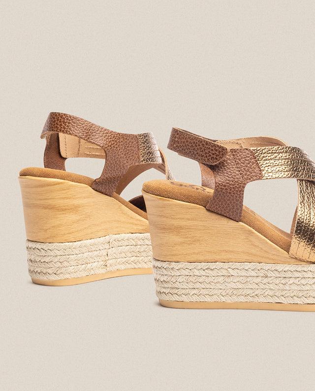 Yokono Sandalia De Cuña Mey 003 Marron