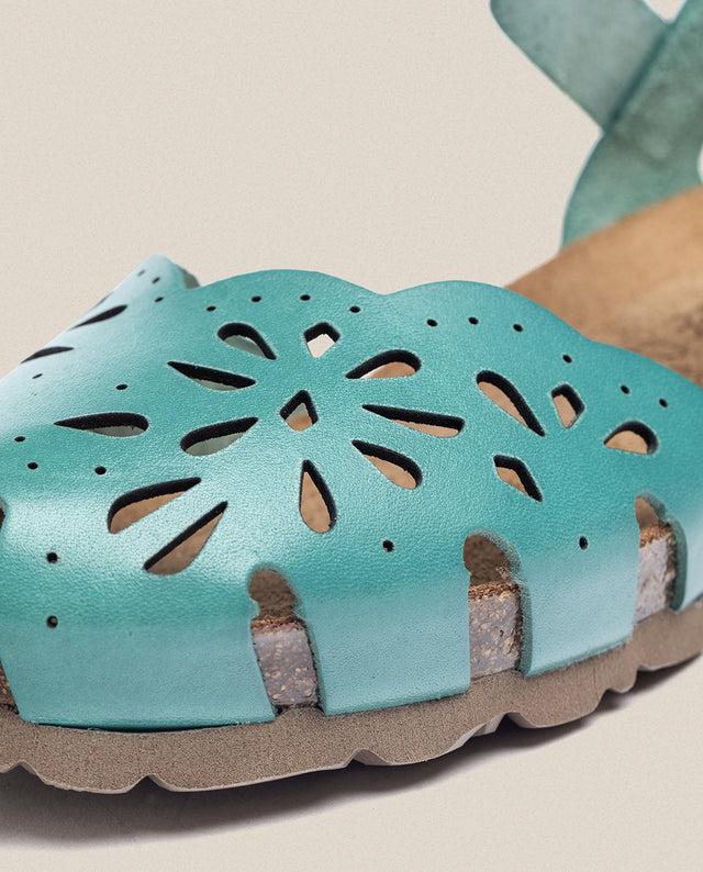 Yokono Sandalia De Cuña Monaco 047 Azul