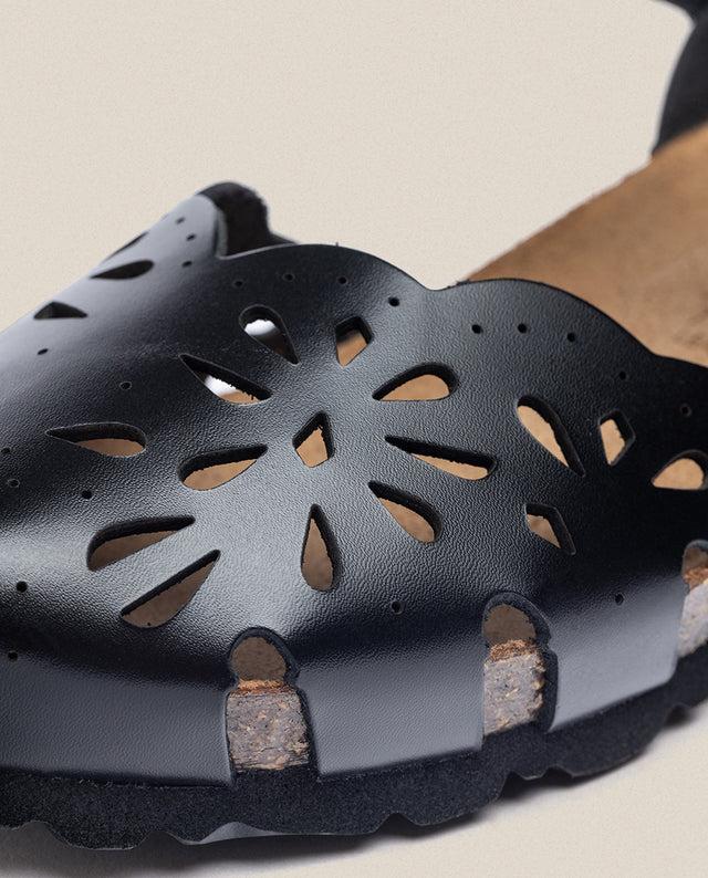 Yokono Sandalia De Cuña Monaco 047 Negro