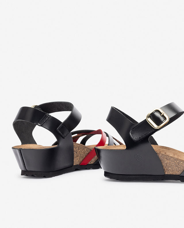 Yokono Sandalia De Cuña MONACO-245 Rojo