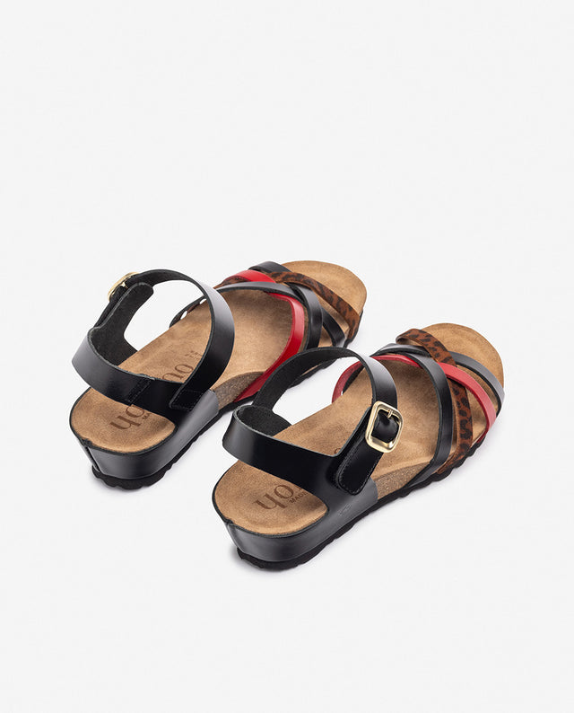 Yokono Sandalia De Cuña MONACO-245 Rojo