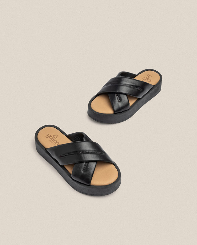 Yokono Sandalia De Plataforma CARMEN-004 Negro
