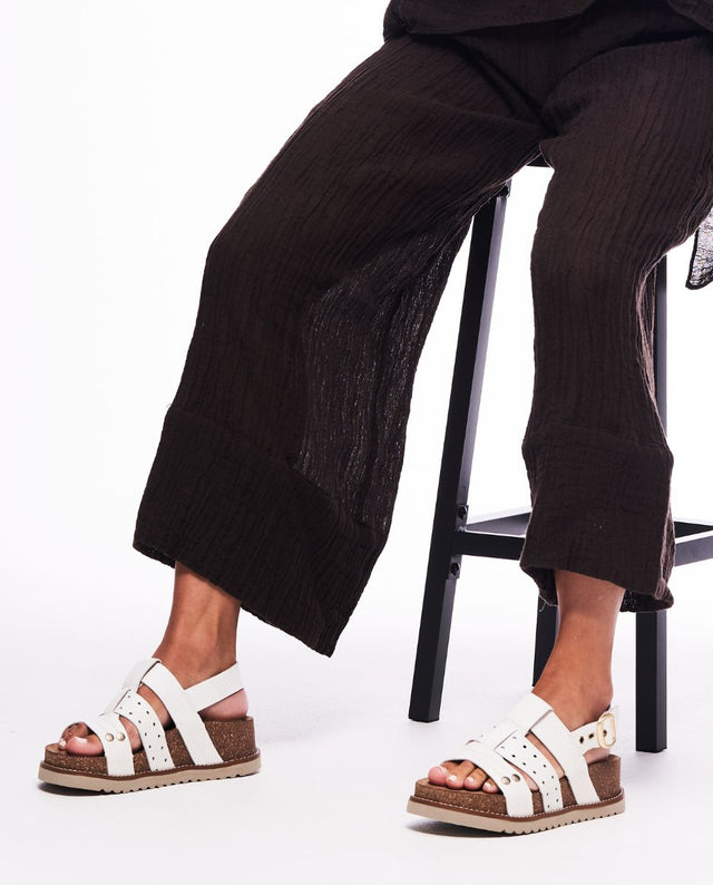 yokono Sandalia de plataforma Oca 007 blanco