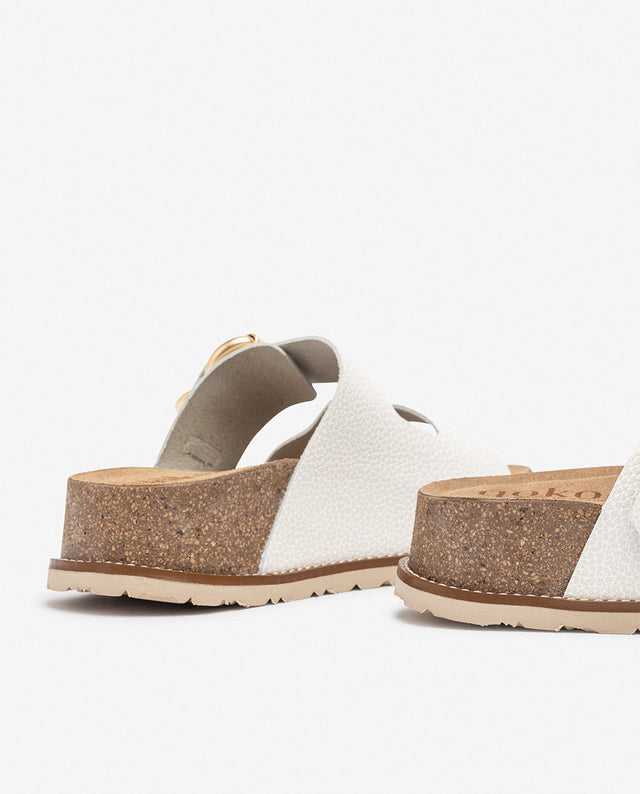 Yokono Sandalia De Plataforma OCA-252 Blanco