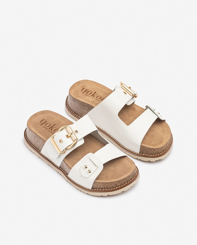 Yokono Sandalia De Plataforma OCA-252 Blanco