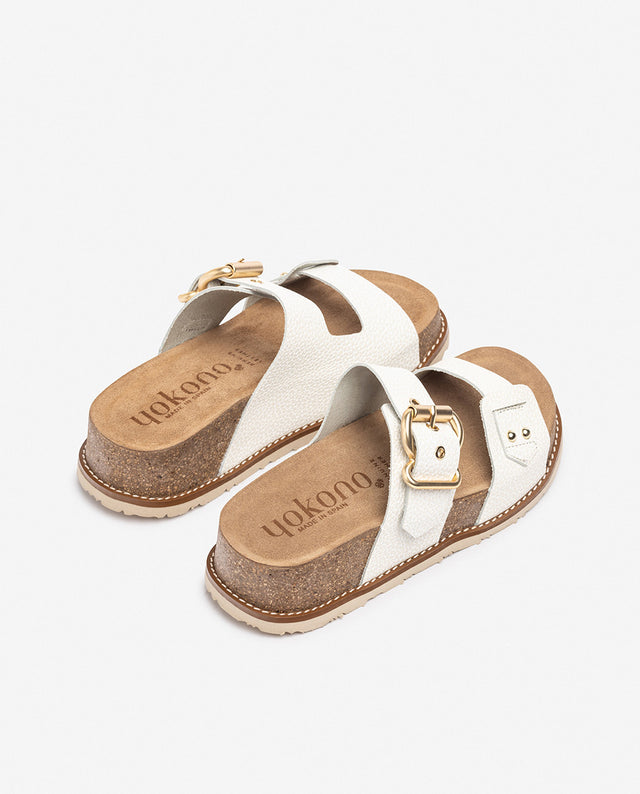 Yokono Sandalia De Plataforma OCA-252 Blanco