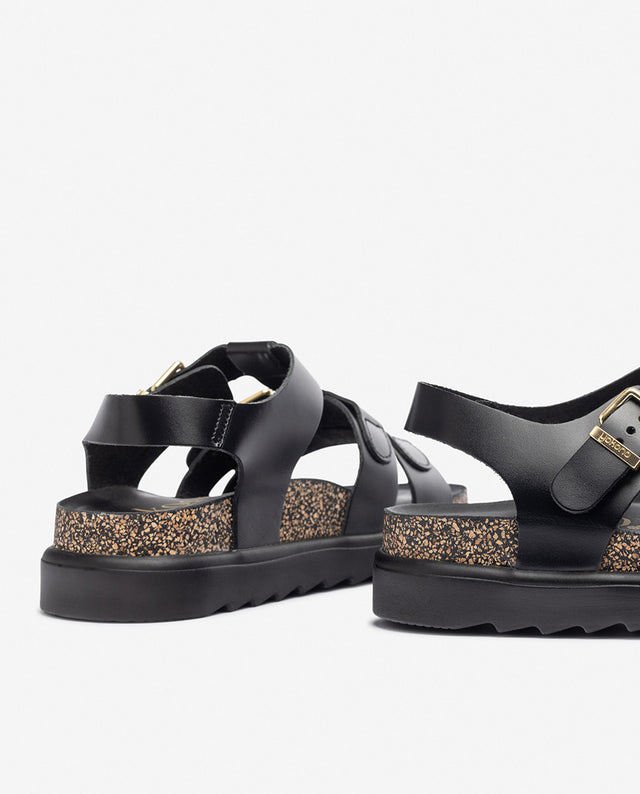 Yokono Sandalia De Plataforma TUNEZ-114 Negro