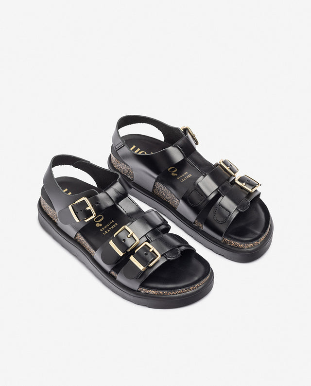 Yokono Sandalia De Plataforma TUNEZ-114 Negro