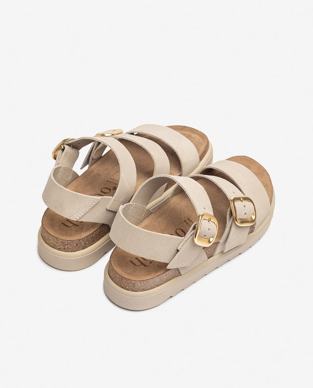 Yokono Sandalia De Plataforma TUNEZ-127 Beige