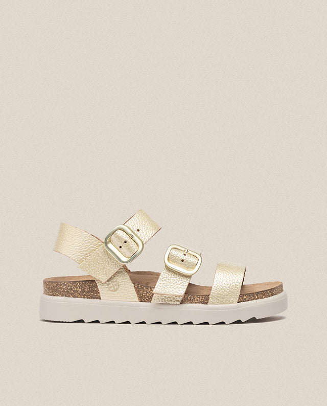 yokono Sandalia de plataforma Tunez 127 dorado