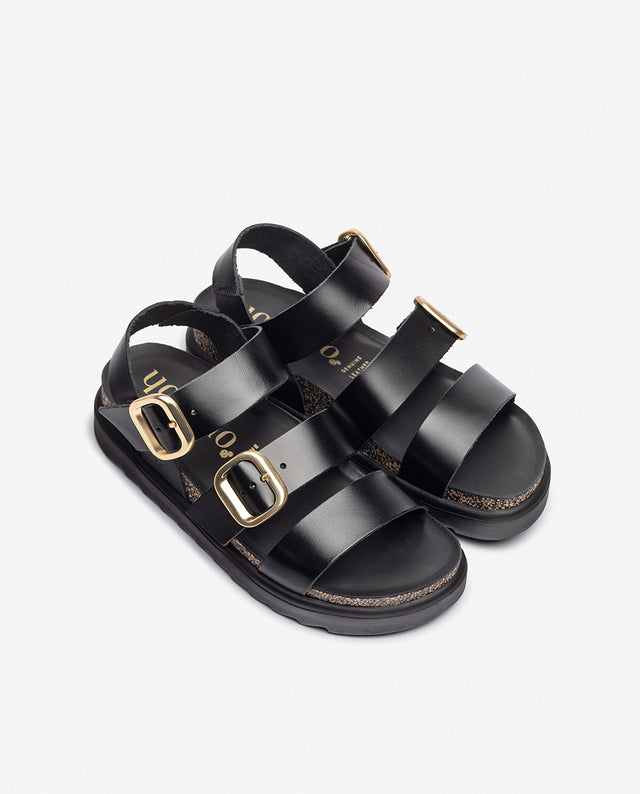 Yokono Sandalia De Plataforma TUNEZ-127 Negro