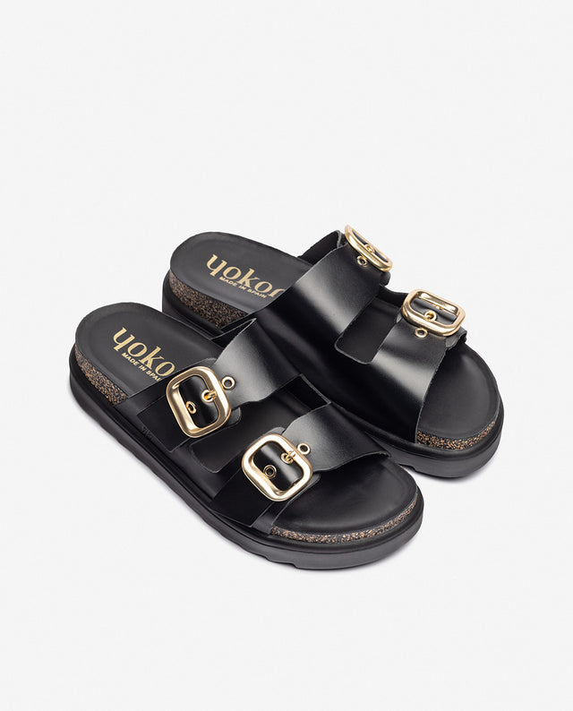 Yokono Sandalia De Plataforma TUNEZ-130 Negro