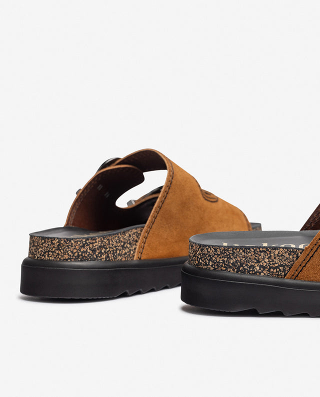 Yokono Sandalia De Plataforma TUNEZ-253 Marrón